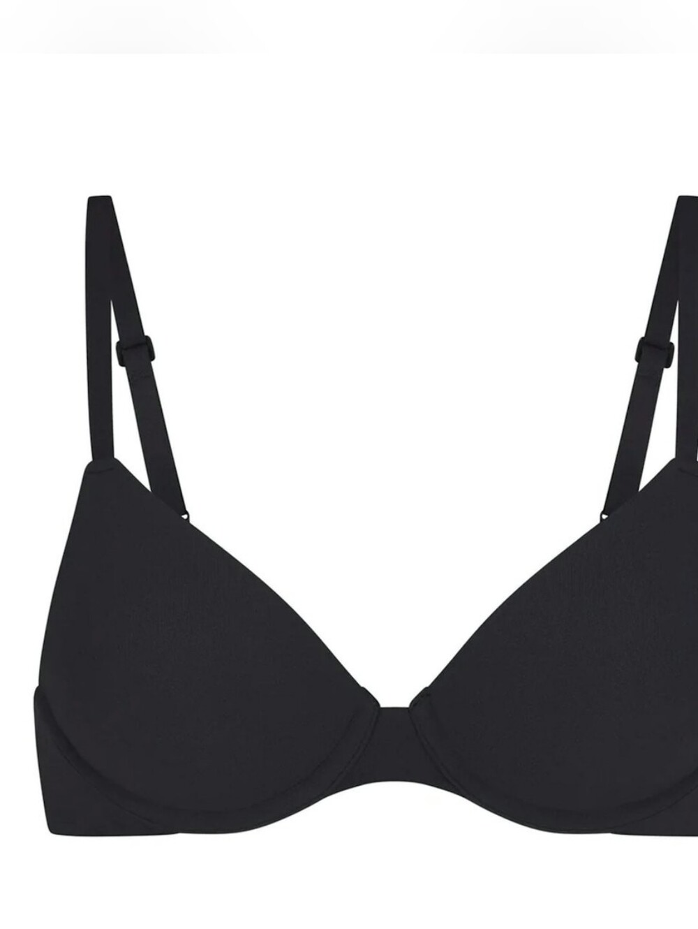Skims Fits Everybody T-Shirt Bra in color Onyx